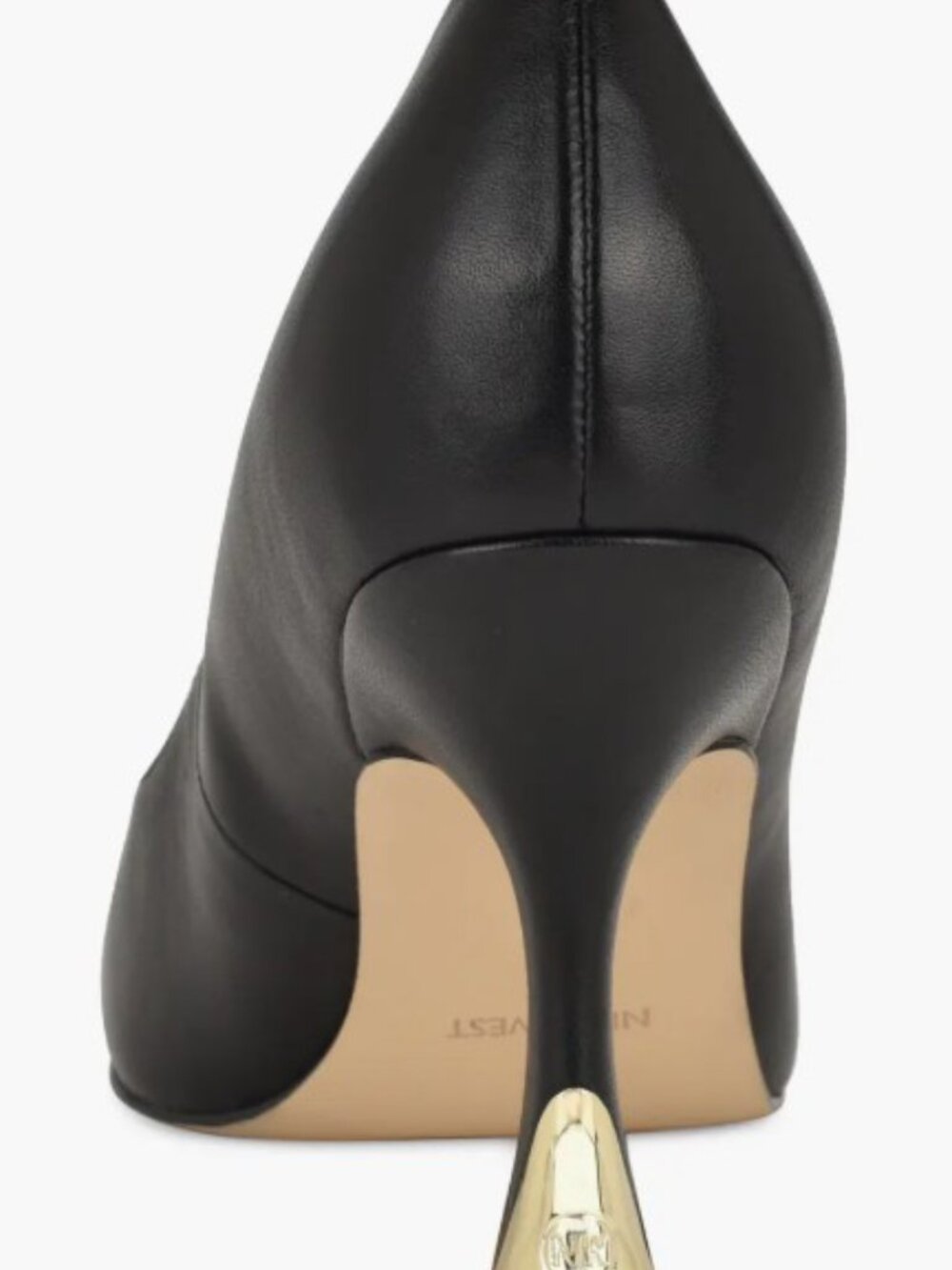 Nine West Vylot Pointy Toe Pumps Black US Size 10 - Picture 9 of 10